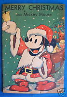 1939 MICKEY MOUSE MERRY CHRISTMAS BOOKLET  